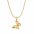 Golden Flutter Necklace