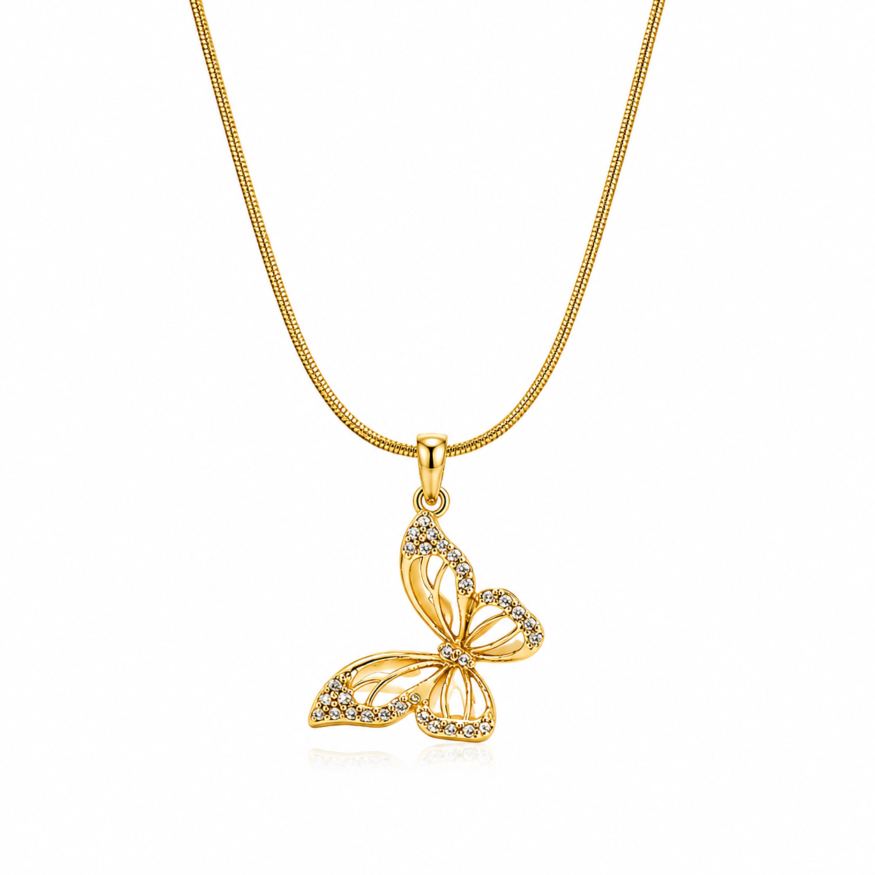 Golden Flutter Necklace