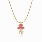 Blush Bloom Drop Necklace