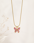 Blush Flutter Necklace