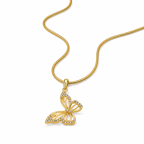 Golden Flutter Necklace