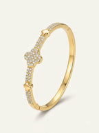 Diamond Bow Bangle