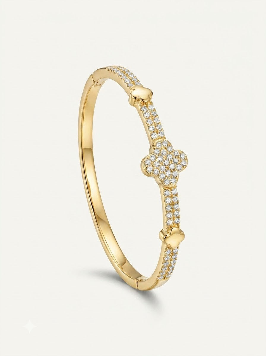 Diamond Bow Bangle