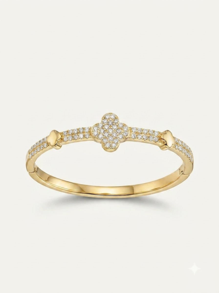 Diamond Bow Bangle