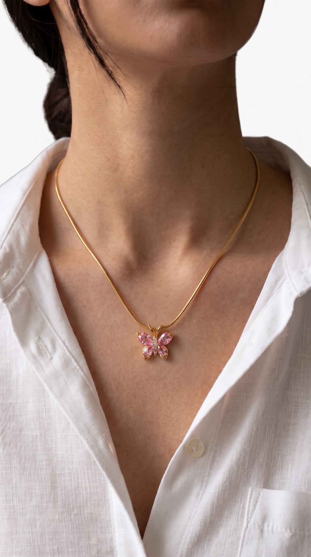 Blush Flutter Necklace